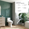 thumbnail image 3 of Brondell Swash SE400 Bidet Seat with Sidearm, Dryer and Stainless Steel Nozzle, Round White, 3 of 7