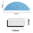 thumbnail image 4 of For Cecotec For Conga Eternal Pet Max X-Treme Parts Side Brush Filter Mop Cloth, 4 of 12