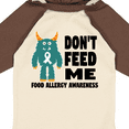thumbnail image 4 of Inktastic Dont Feed Me with Monster Boys or Girls Long Sleeve Baby Bodysuit, 4 of 5