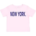 thumbnail image 3 of Inktastic New York in Blue Text Boys or Girls Toddler T-Shirt, 3 of 5