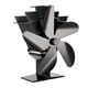 thumbnail image 1 of Ventilador de chimenea Ventilador de chimenea para estufa de leña de 5 - Motores silenciosos caliente / calentado Ventilador de estufa de leña / leña negro19 Magideal Ventilador de chimenea, 1 of 8