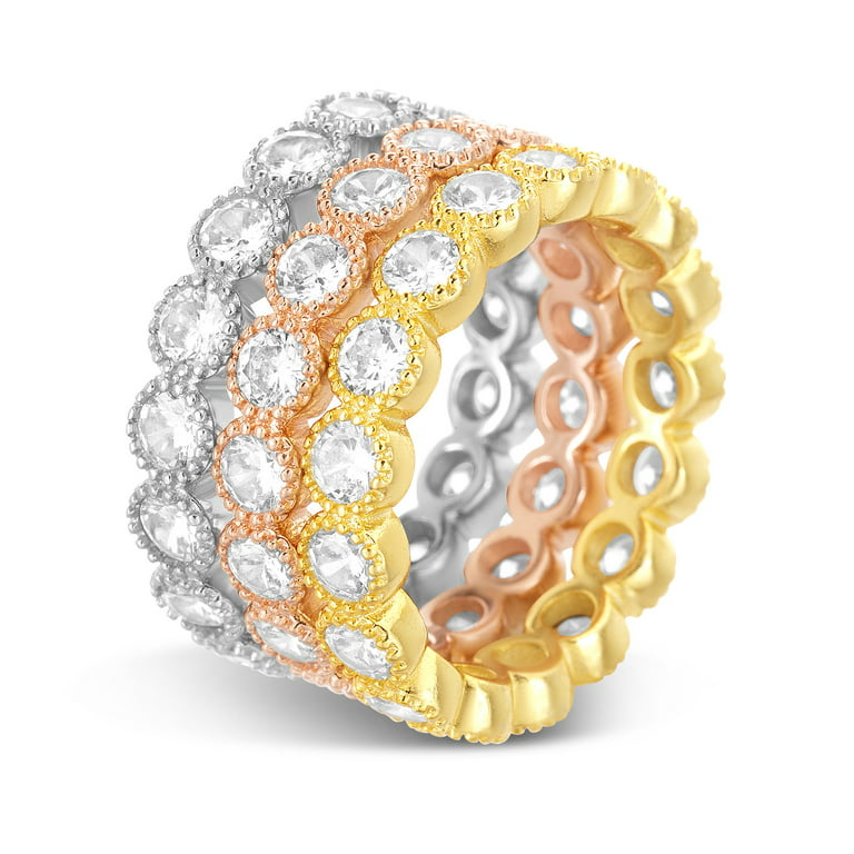 Unique Handmade Polished Titanium Tension Ring with Round Brilliant Cu –  ATDesignStudio