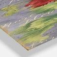 thumbnail image 2 of Designart 'Red Poppies' Large Cottage Wall Clock, 2 of 3
