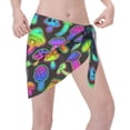 thumbnail image 2 of Wukai Bright Mushrooms Women’s Short Sarongs Beach Wrap Bikini Bottom Short Skirt Chiffon Scarf for Swimwear, 2 of 4