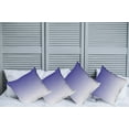 thumbnail image 2 of Ambesonne Ombre Throw Pillow Cover 4 Pack, Modern Twilight Design, 16", Indigo White, 2 of 5