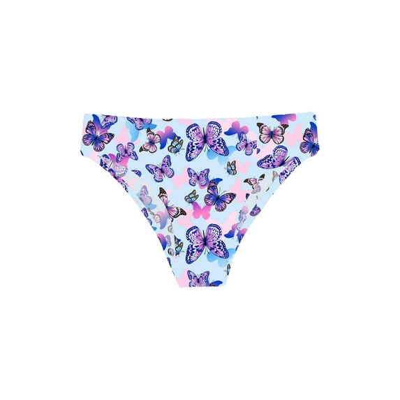 Alvivi Girls Solid Color Bikini Brief Beach Swim Bottoms Gymnastics Ballet Dance Underpants Shorts Butterfly 16