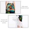 thumbnail image 2 of Chameleon Chiffon Summer Beach Dress with Polyester Straps for Women, 2 of 6
