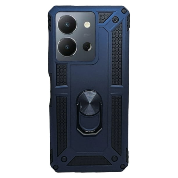Funda Uso Rudo con Anillo Magnético Cely Vesmir Para Vivo Y36 Azul Marino