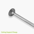 thumbnail image 4 of Naiture 36'' Stainless Steel Shower Rod Ceiling Support, 5/8" OD Rod with 1" Loop, Brushed Nickel Finish, 4 of 8