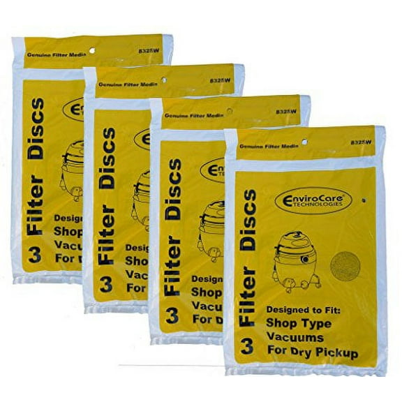 12 ShopVac Type T #9013700 Disc Filters Wet/Dry Shop Vac, 901-37-00