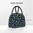 thumbnail image 2 of Daiia Funny Spaceships Pattern Lunch Bag , Insulated Lunch Box, Small Leakproof Cooler Food Lunch Containers Reusable High Capacity Lunch Tote Bags-One Size, 2 of 6