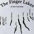 thumbnail image 2 of CafePress - Finger Lakes Logo - Polyester Tote Bag 16"x16", 2 of 5
