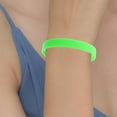 thumbnail image 3 of OULII 50Pcs Silicone Wrist Band Light Green for Weddings and Parties, 3 of 4