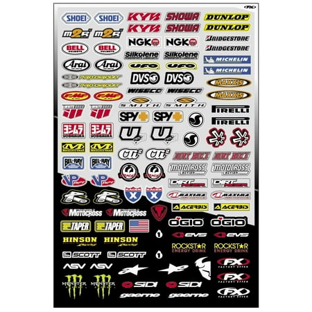 Stickers Dice - Factory Effex 10-94012 Die Cut Sticker - 1ft. Logo - FX Corp - White