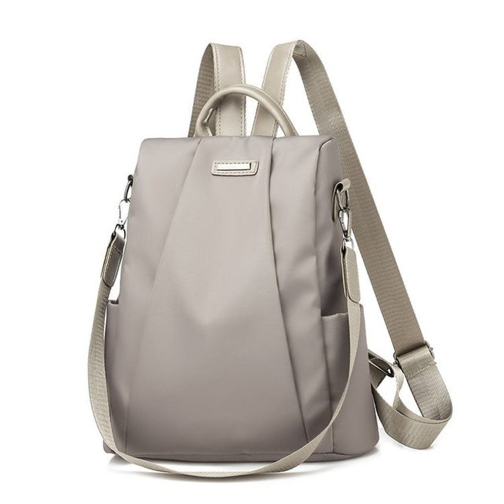 Women Waterproof Oxford Cloth Travel School Backpack Double Shoulder Handbag Bag