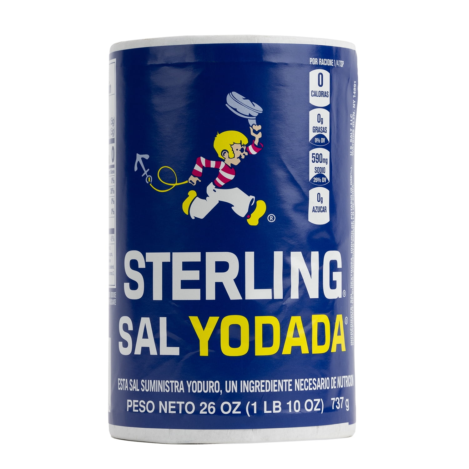 Sterling, Iodized Salt, 26 oz (737g) - Walmart.com