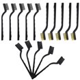 thumbnail image 4 of Yoohey 15PCS Wire Brush Set, (Stainless Steel+Brass+Nylon) Curved Handle Masonry Scratch Brush Wire Bristle for Cleaning Welding Slag Rust & 3D Printer, 4 of 4