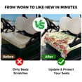 thumbnail image 4 of Golf Cart Seat Covers for 2 Seater,Mushroom Fox Microfiber Cart Seat Towel Blanket,Green Leaf Butterfly Red Retro Plant Absorbent Breathable Non Slip Bench Seats Protector for Golf Course 51"x31", 4 of 9