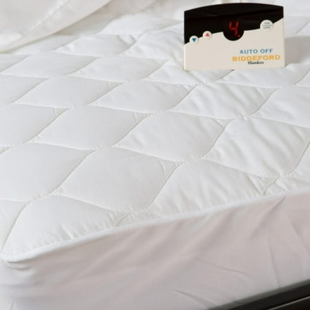 Biddeford 5200 505122 100M Quilted Electric Heated Mattress Pad Twin Walmart