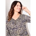 thumbnail image 2 of Catherines Women's Plus Size Sofia Knit Peasant Top, 2 of 3