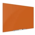 thumbnail image 1 of Floating Peach Magnetic Glass Board 36" X 60" Inches Eased Corners, 1 of 4
