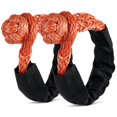 thumbnail image 3 of Synthetic Shackle, 2 Pcs 1/2 x 22in Soft Shackles Recovery Kit for Kinetic Rope & Tow Strap, 38000lbs Breaking Strength, Quick-Release Winch Rope Tow Shackle Recovery Gear for Trucks Boats Towing, 3 of 6