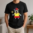 thumbnail image 6 of Funny Dog Graphic T-Shirt with Propeller Hat and Lollipop, Unisex Classic Fit Tee, 6 of 9