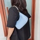 thumbnail image 3 of Retro Mujeres PU Perla Bolso de hombro Casual Pequeños vagabundos Axilas Bolsas (Azul) Tmvgtek Oficina Multiescena Multifunción, 3 of 9