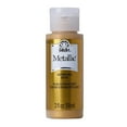 thumbnail image 1 of Folkart Metallic Acrylic Paint Pure Gold, 2 fl oz, 1 of 7