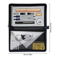 thumbnail image 6 of Professional Geometry Set Student Geometry Math Set with Metal Compass, Divider, 6 of 15