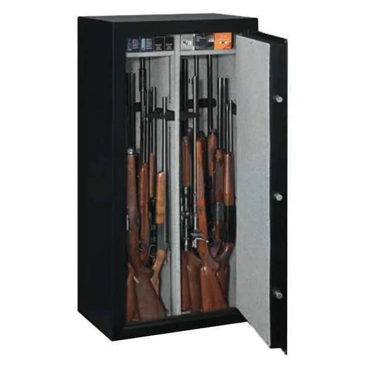 Stack-On SS-22-MB-C 22 Gun Safe, Combination Lock, Matte Black, 54" H, 4 Shelves