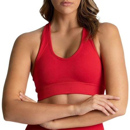 

Sports Bras For Women Seamless Workout Yoga Gym Fitness Bra With Removable Pads
