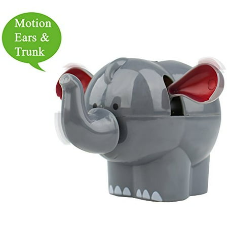 - Solar Power Motion Happy Elephant Figurine Toy Light Activated Car Office Home Cubicle Holiday Decor Cute Novelty Gift Suncatcher Elephant