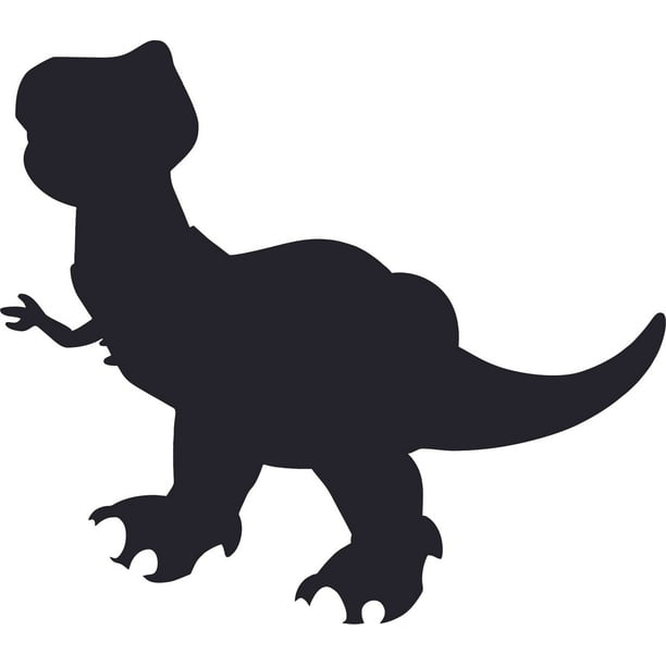 Rex Silhouette Cartoon Characters Decor Wall Art Vinyl Sticker Design ...