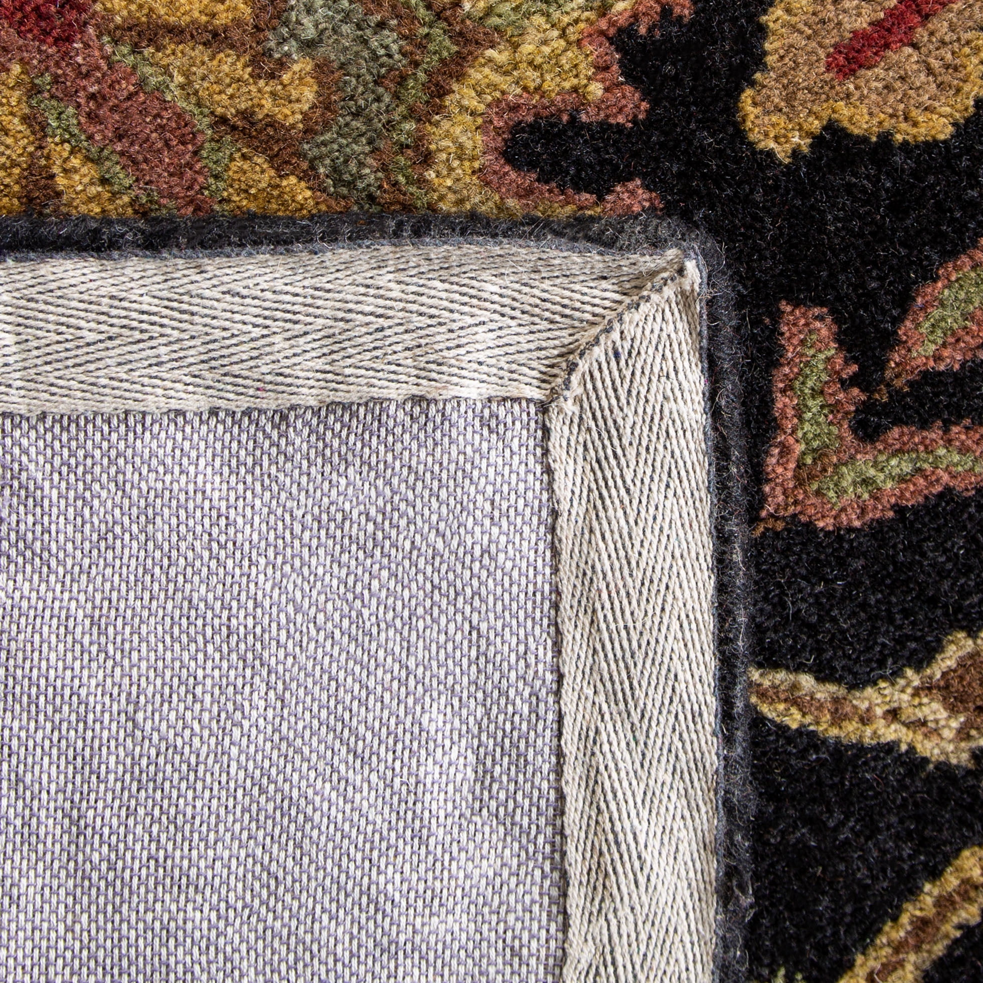 SAFAVIEH Classic Fredrick Oriental Wool Area Rug, Navy/Red, 4' x 6'