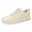 Beige, variant on AUDeals Men Women Height Increasing Leather Sneakers Platform Low Top Chunky Lace Up Walking and Tennis Shoes