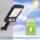 thumbnail image 5 of Lampara Solar De Pared 180w Exteriores Sensor Luz 6500k, 5 of 8