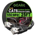 thumbnail image 1 of Cable Ethernet GearIt Cat6 Outdoor 25 pies 23 AWG de cobre puro, 1 of 8