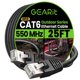 thumbnail image 1 of Cable Ethernet GearIt Cat6 Outdoor 25 pies 23 AWG de cobre puro, 1 of 8
