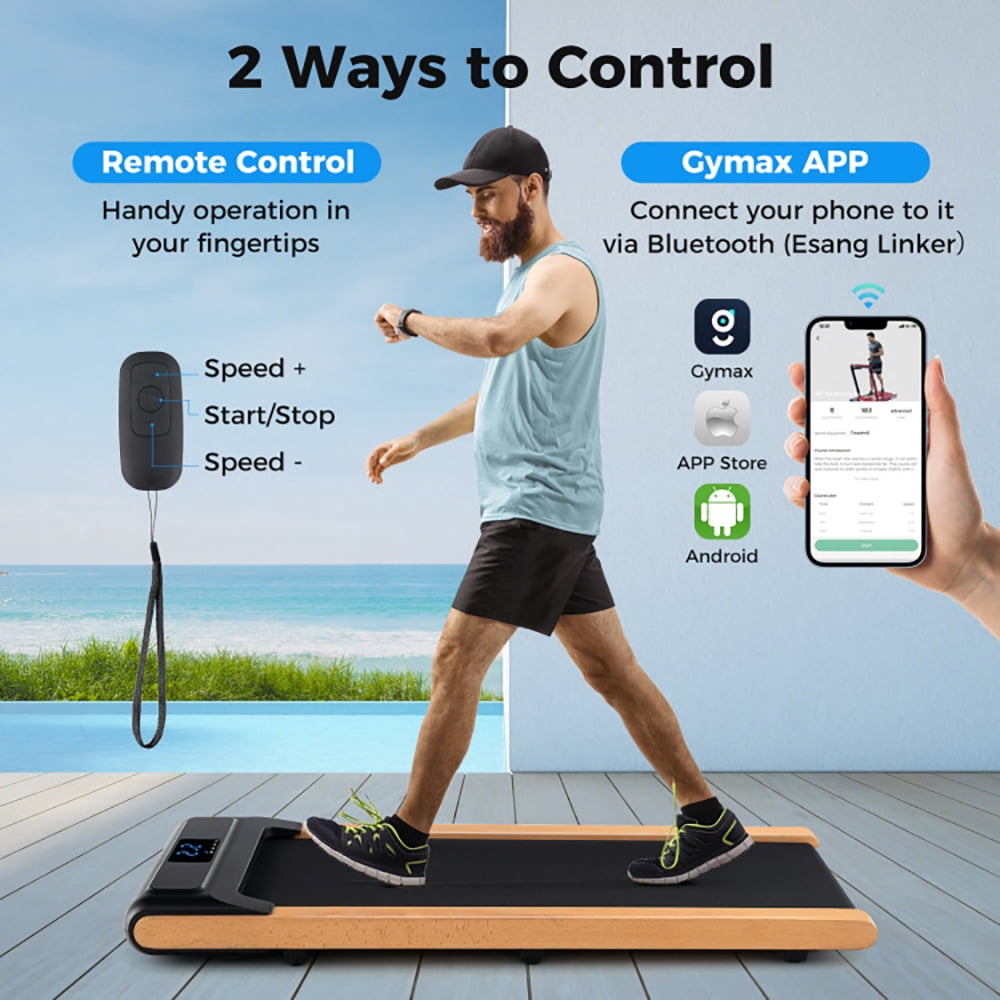 Barara King Treadmill, Electric Treadmill, Walking Jogging Machine,3-in-1 Walking Pad with Remote and Smart APP Control for Home Office