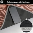thumbnail image 4 of Iumwxz Carpet Bathroom Non Slip Mat Absorbent Floor Rug Entry Foot Bedroom Durable Backing Soft Machine Washable Home Household Wash Mat Decor Brown, 4 of 6