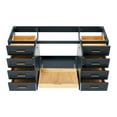 thumbnail image 6 of Ariel Taylor 66 Inch Single Sink Base Cabinet In Midnight Blue, 6 of 9