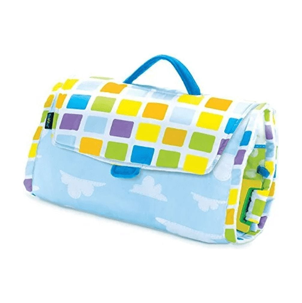 Yookidoo Baby Tummy Time Mat & Play Gym for Newborns, Spacious & Interactive, 0-12 Months
