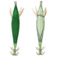 thumbnail image 4 of Cebo de camarón de madera luminosa de 8 cm con anzuelos de calamar, señuelos de pesca (naranja), 4 of 6