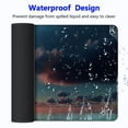 thumbnail image 4 of nygtbtfer Moon Illuminating The Clear Blue Ocean Design Mouse Pad, Mouse Mat Square Waterproof Non-Slip Rubber Base MousePads for Computer Laptop Men Women Kids 31.5x11.8 in, 4 of 6