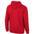 thumbnail image 3 of Men's Colosseum Red Wisconsin Badgers Half-Zip Hoodie, 3 of 3