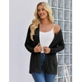 thumbnail image 4 of Zeagoo Cardigan for Women Long Sleeve Open Front Sweaters Casual Loose Lightweight Cardigans with Pockets, 4 of 6