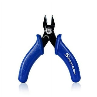 SPEEDWOX Mini Lineman's Pliers Thin Precision Jewelry Wire Cutters 4.5 inch Multi Use Combination Pliers Convex Shoulder Small Side Cutters Micro Fine