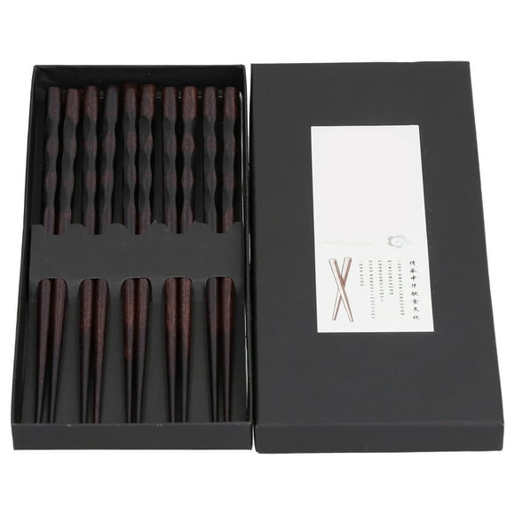 Palillos De Madera, Sin Ftalatos, Sin BPA, Palillos Reutilizables, 5 Pares, Sin PVC, Para El Hogar, La Cocina, El Comedor