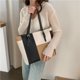 thumbnail image 4 of Bolso de mujer de colores pastel con diseño de mezcla de moda 2025, bolso de hombro casual de PU suave, bolso de mano sencillo y elegante., 4 of 10